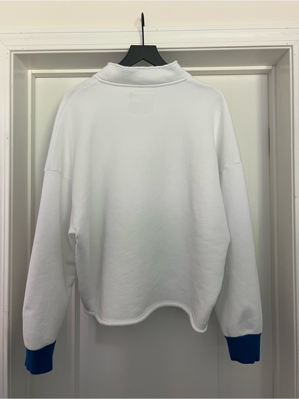 Dairy Boy Nantucket Charters White & Blue Half-Zip Sweatshirt - Picture 2 of 3